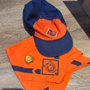 Cub Scout Tiger Hat, Handkerchief & Bolo